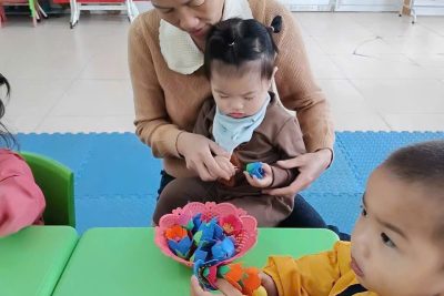 Hoạt động của các bé chào mừng 8/3