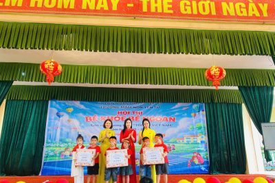 hình ảnh trong hội thi “Bé khoẻ – bé ngoan” gắn với CT “Tôi yêu Việt Nam”