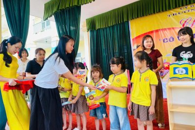 Hình ảnh hoạt động của các bé trong chương trình “Bé yêu thơ” và hưởng ứng ngày hội đọc sách